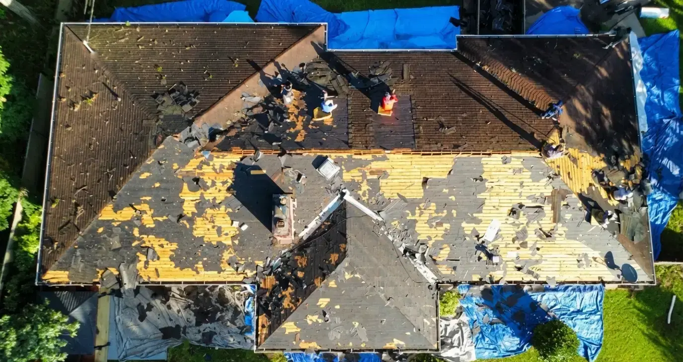 Storm and hail damage roof assessment in Metro Atlanta Georgia